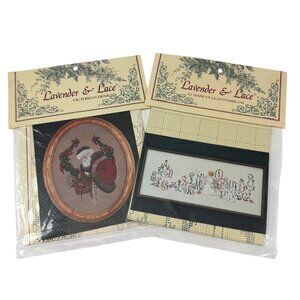 Lavender and Lace Gift of Peace Enchanted Alphabet Counted Cross Stitch Patterns